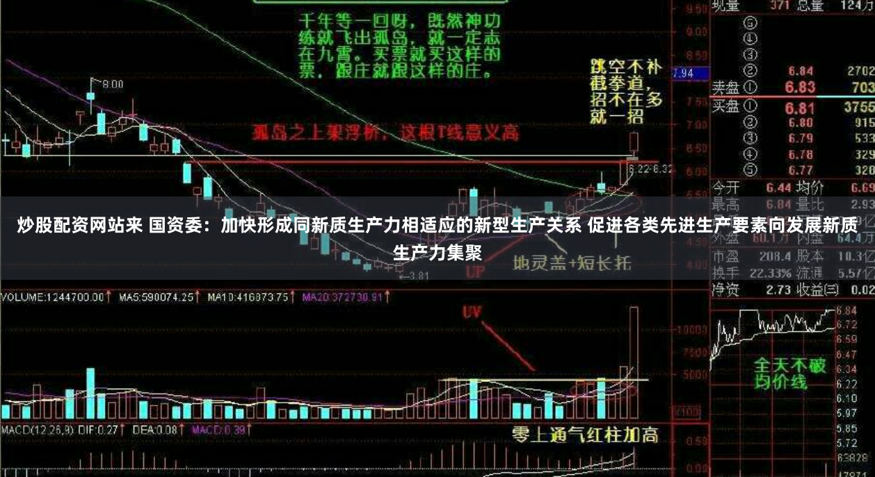 炒股配资网站来 国资委：加快形成同新质生产力相适应的新型生产关系 促进各类先进生产要素向发展新质生产力集聚